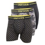 D555 SYLVESTER 3 PACK COTTON STRETCH PRINTED BOXER SHORTS
