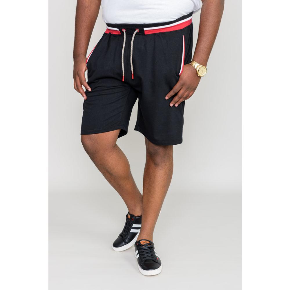 D555 Dagenham Loop back Jog Shorts Black