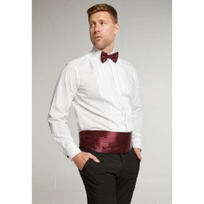DOUBLE TWO STANDARD COLLAR EVENING DRESS SHIRT