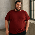 Espionage Big Mans Cotton Tee Dark Red T015