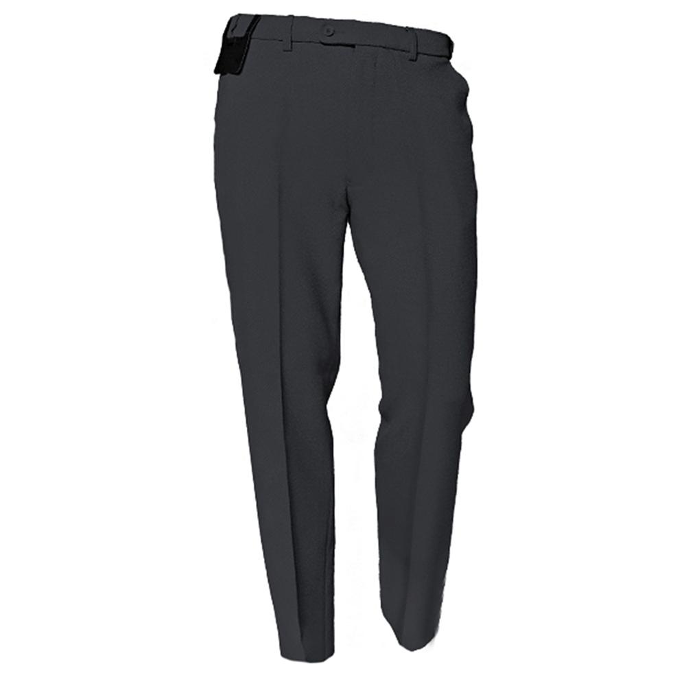 CARABOU Mens Big Dura Press Smart Trousers BLACK