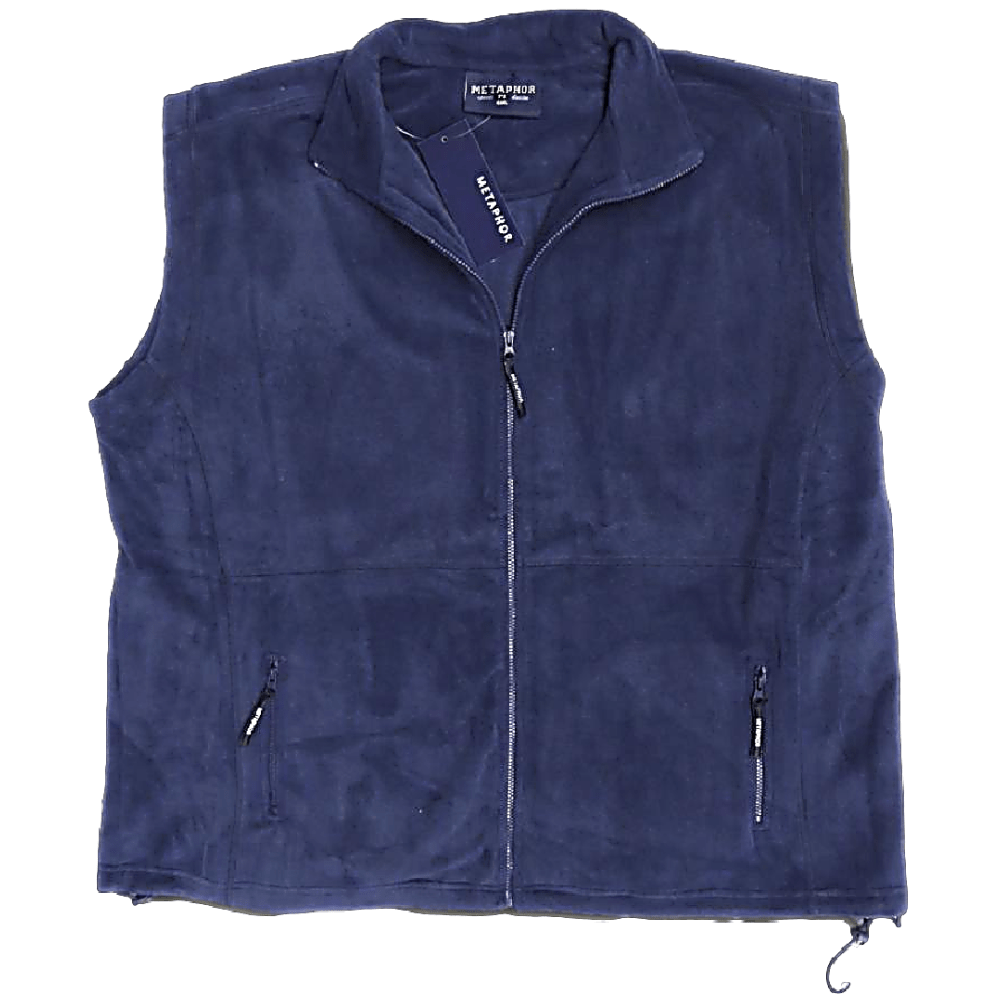 METAPHOR FULL ZIP FLEECE BODY WARMER BLUE