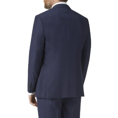 SKOPES HARCOURT TEXTURED TWEED EFFECT JACKET NAVY