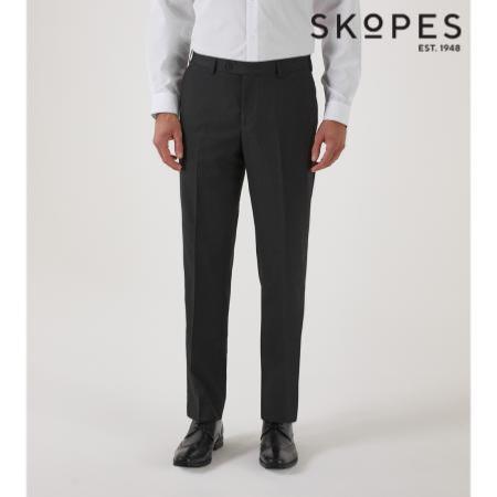 SALE - SKOPES ROMULUS LYFCYCLE SUIT RANGE BLACK TROUSERS