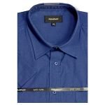 METAPHOR SHORT SLEEVE PLAIN SHIRT NAVY