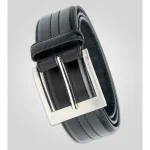 D555 HARLEY QUAD STITCH BLACK BELT