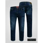 D555 AMBROSE TAPERED FIT STRETCH JEANS VINTAGE BLUE