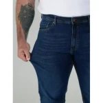 D555 AMBROSE TAPERED FIT STRETCH JEANS VINTAGE BLUE