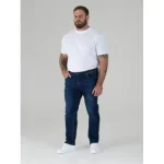 D555 AMBROSE TAPERED FIT STRETCH JEANS VINTAGE BLUE