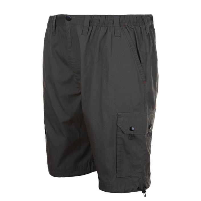 Espionage Mans Big Cargo Shorts Olive ST042