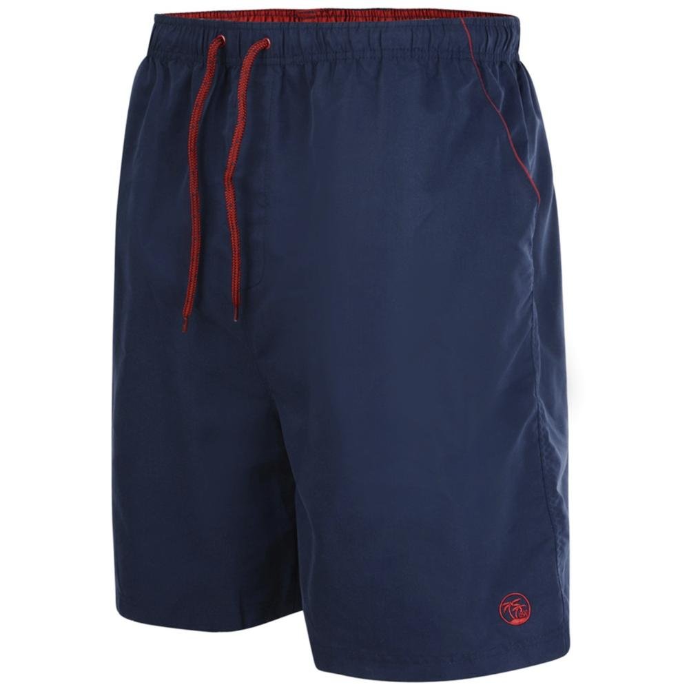 ESPIONAGE Big Mens' Plain Swim Shorts NAVY SW040
