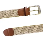 D555 FRANK STRETCH BRAIDED BELT STONE