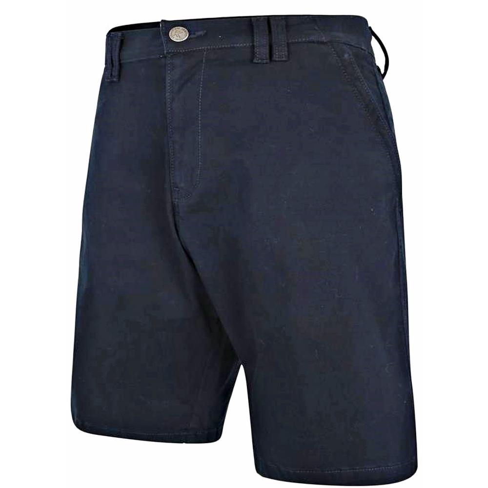 KAM BIG MANS COTTON STRETCH RUGBY SHORTS NAVY