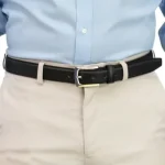 D555 LEWIS SMART NARROW BLACK BELT