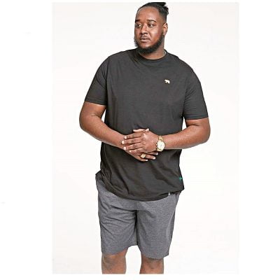 D555 JEREMIAH JERSEY T-SHIRT AND SHORTS LOUNGEWEAR SET 701401