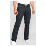 DUKE LONDON MARIO WASHED CASUAL BEDFORD CORD JEANS BLACK