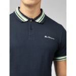 BEN SHERMAN HOUSE COLLAR POLO SHIRT DARK NAVY