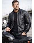 ReplikaJeans LeatherBomber Jakcet