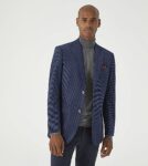 SKOPES HODGKINSON TEXTURED JACKET BLUE