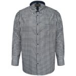 KAM LONG SLEEVE CASUAL GINGHAM CHECK SHIRT BLUE