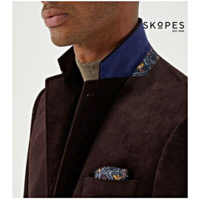 SKOPES TAYLOR CHOCOLATE BROWN CORD JACKET