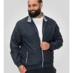 D555 Ealing Lightweight Zip Through Jacket Navy