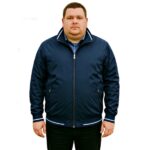 KAM Mans Lightweight Harrington Jacket Navy KBS444