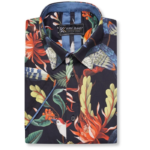 KAM-Big-Mens-Tropical-Bird-Print-Short-Sleeve-Shirt-KBS6066a