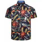 KAM-Big-Mens-Tropical-Bird-Print-Short-Sleeve-Shirt-KBS6066a