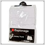 Espionage Mans Big 2 Pack Cotton Jersey Boxer Shorts WHITE U001W