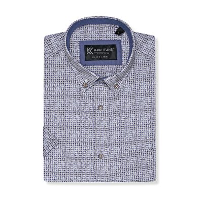 2XL to 8XL KAM Short Sleeve Premium Geo Print Shirt FIG KBS PO56 Another Great Stylish shirt from KAM JEANS Est 1985 fashioned in 100% Turkish Cotton. A  Smooth Soft handle, Cool Premium Short sleeve shirt, suitable for Smart casual wear, with an eye catching Contemporary All over Geo print design and button down collar. Team up with a pair of smart jeans or chinos. Sizes for the bigger man up to 2XL 3XL 4XL 5XL 6XL 7XL 8XL 72" chest £34 KAM Short Sleeve Premium Geo Print Shirt FIG KBS PO56 Smart-Casual Premium Short Sleeve shirt from Kam Jeans menswear Soft  Smooth handle All Over eye catching Geo print design Button Down Collar Two tone coordinated buttons add a real finishing touch of class and detail Chest Pocket Cool, Lightweight and Fresh to wear with a real touch of  distinction Also available in BLUE Average 36" length 100% COTTON 2 - 8XL