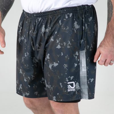 2XL - 6XL £25 D555 COLLINS Dry Wear Elasticated Short with Compression Lining