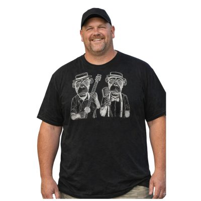 KAM Music Gorilla Print Big Tee BLACK KBS5812