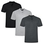 KAM 3 PACK GRANDAD TEE SHIRTS KBS500HV Big Sizes up to 8XL