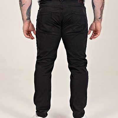 HOME PAGE 24 D555 KELVIN Tapered Fit Stretch Twill Chino with Peach Finish BLACK 502005